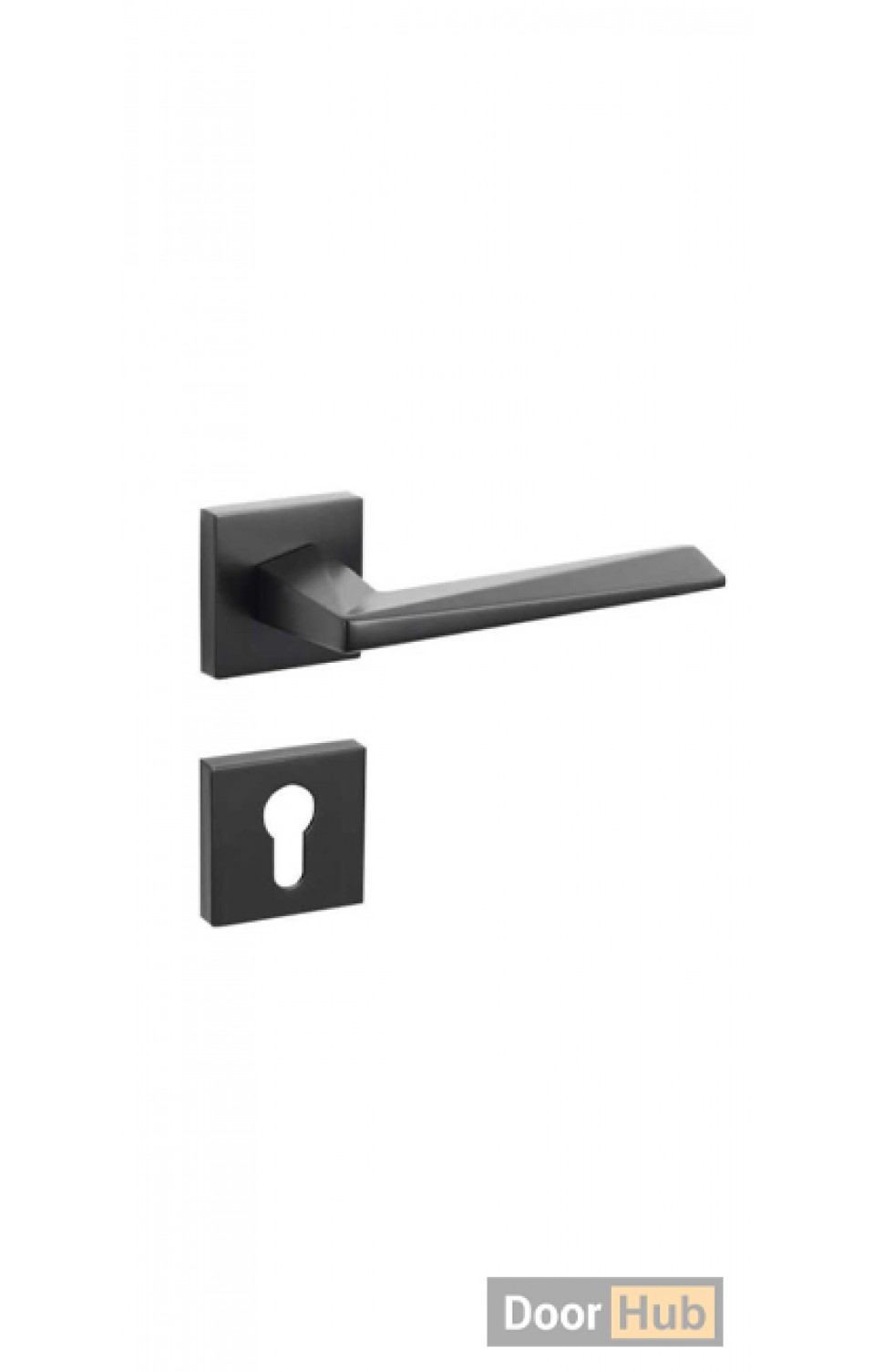 Avellino Modern Square Rosette Door Handle for Developers| DoorHub UAE